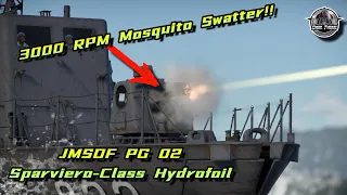 PG 02 - Fast Attack Hydrofoil | Sparviero-Class | Warthunder Naval Gameplay