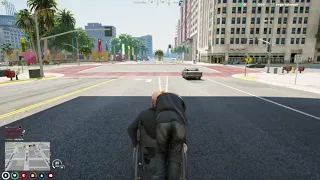 Mel kicking someone in a wheelchair is always funny GTA V rp nopixel (ttv spaceboy) 2021 11 24