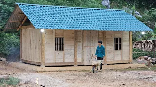 FULL VIDEO 30 DAYS; Wooden House Construction, Harvest Taro for Sale - Forest Life