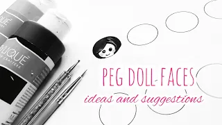 Peg Doll Faces-Ideas and Suggestions-Operation Christmas Child - #HeartPegs