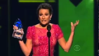 Lea Michele (Glee) Favorite TV Comedy Actress - People's Choice Awards 2013