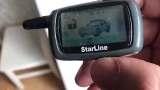 Настройка на открытие пульт Starline A9