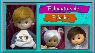 PELUCAS DE PELUCHE para muñecas FACILISIMAS video - 509