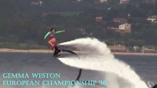 Flyboard! Выступление Gemma Weston на чемпионате Европы! Флайборд