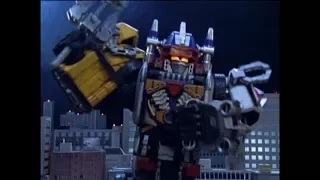 Heart of Blue - Megazord Fight (E4) | Operation Overdrive | Power Rangers Official