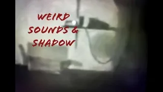 Weird sounds and a weird shadow caught in the back room of the museum