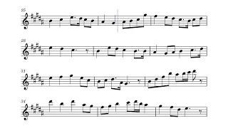 Study No.119 For Flute MuseScore4