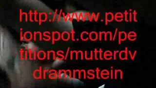 Rammstein - DVD MUTTER TOUR  PETITION