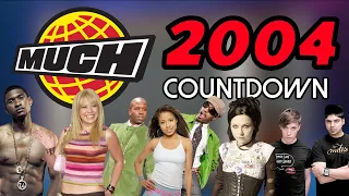 All the Songs from the 2004 MuchMusic Countdown