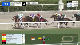 Gulfstream Park Carrera 4 - 15 de Febrero 2024