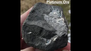 Absolutely Beautiful Platinum Palladium Rhodium PGM Hard Rock Ore Specimen Found at 1800 Ft!