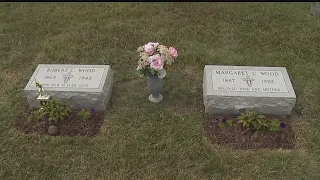 Bob and Margaret Wood finally get tombstones in Church Hill Cemetery by Blackstone Funeral Home