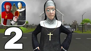 Nun And Monk Neighbor Escape 3D Gameplay Level 6 To 10