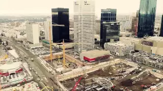 Edmonton's Rogers Place Arena construction raw footage