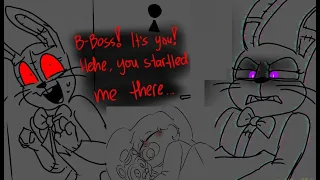 Glitchtrap confronts Vanny about Baby Gregory comic Fnaf comic By callmebreadthetoast