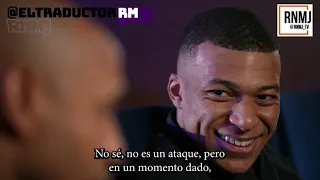 Entrevista de HENRY a MBAPPÉ traducida y subtitulada español HASTA LUEGO