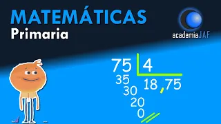 Aprende a dividir por una cifra sacando decimales en el cociente