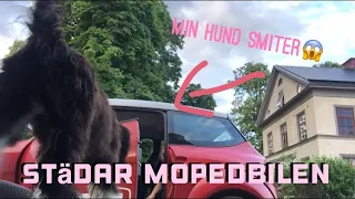 Vlogg | städar mopedbilen ( igen )