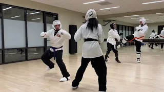 Some light freestyle Sparring