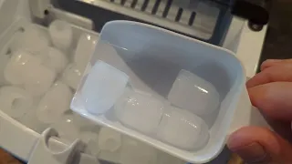 COWSAR Countertop Ice Maker Setup and Demonstration