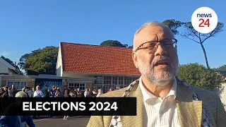 WATCH | Former Western Cape Premier Ebrahim Rasool casts his for the 2024 elections