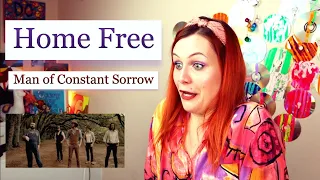 Vocal Coach Reacts To HOME FREE - "Man Of Constant Sorrow" | Analysis