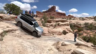 200 Series Land Cruiser Descending Wipeout Hill - View 2 - Cruise Moab 2021