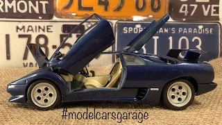 Lamborghini Diablo Die Cast Scale Model 1:18 #modelcarsgarage Bburago