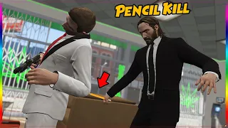 JOHN WICK HUNTS MAFIA WITH PENCIL (GTA 5 SUPERHERO ROLEPLAY)