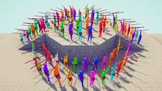 EVERY RANGED UNITS BATTLE ROYALE | TABS - Totally Accurate Battle Simulator