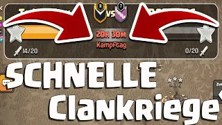 SCHNELLE CLANKRIEGE SPIELEN | Clash of Clans deutsch