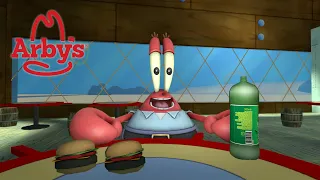 Mr Krabs Eats Arby's #sfm (Sorry for the long wait)