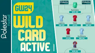 FPL GW24 WILDCARD UPDATE! Gameweek 24 Team Selection // Fantasy Premier League Tips