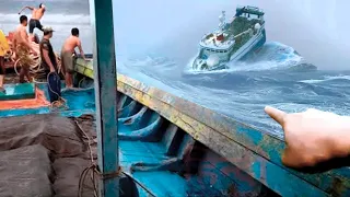 Filmagens Raras de Navios x Ondas Gigantes