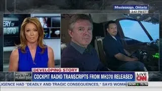 Cockpit radio transcripts from Flight 370 released.