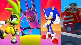 Sonic Vs Surge Vs All Bosses!!! Sonic Dash (Gameplay - Android)