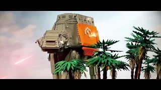 Battle of Scarif - LEGO Star Wars - Diorama