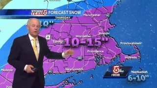 Video: Big storm will deliver 10-15" of snow