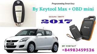 Suzuki Swift 2017 all key lost programming a new key with VVDI Keytool Max + OBD mini