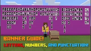 How To Make The Alphabet on The Loom | Minecraft