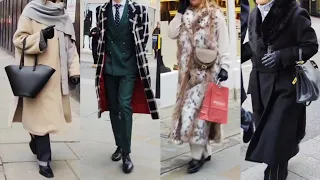 What are People Wearing in London? Street Fashion from London. Winter Fashion Trends 2024.