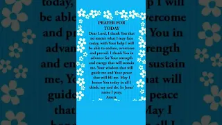 Morning Prayer #prayer #prayerforyou #god #shorts