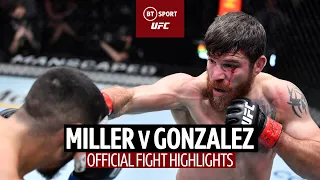 Jim Miller v Erick Gonzalez | Huge KO and UFC record! | UFC Fight Highlights