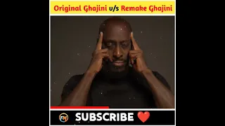 Original Ghajini v/s Remake Ghajini | #shorts #ghajinifacts #ghajini #ytshorts #facts