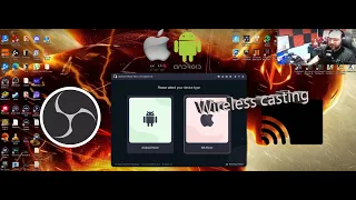 Mobile Streaming from OBS / screen casting wired / wireless  mirror screen