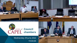 June 2022 Ordinary Council Meeting | Shire of Capel