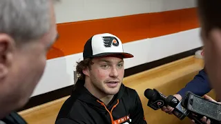 3/5 PHI vs. DET Postgame: Brendan Lemieux