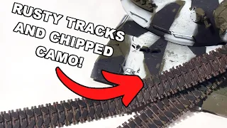 Scale Model Winter Camo & Rusted Tracks Made Easy