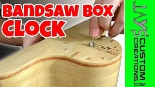 Make A Bandsaw Box Clock With Hidden Storage - 116