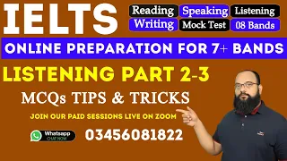 IELTS 14 LISTENING PART 2 & 3 MCQs